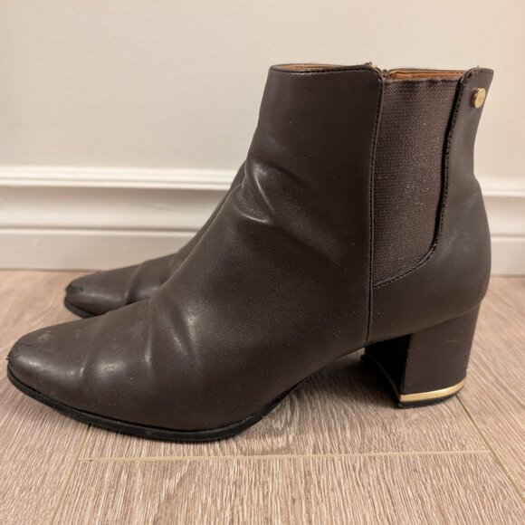 Calvin Klein Heeled Ankle Boot - Picture 1 of 2